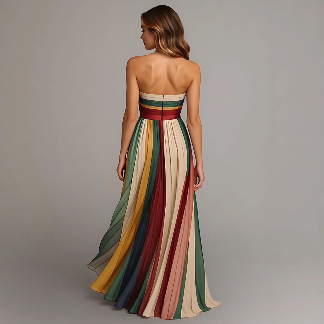 Fiorella™ | Ärmelloses, farbenfrohes Kleid
