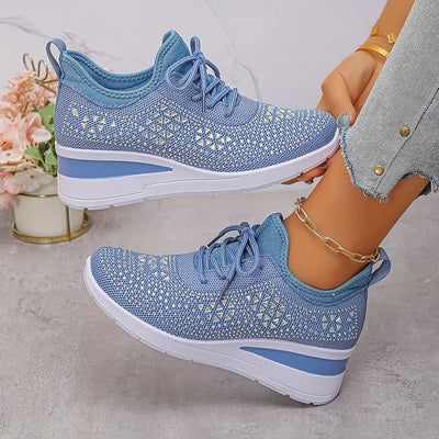 Giselle – Orthopädische Sneakers mit funkelnden Strasssteinen