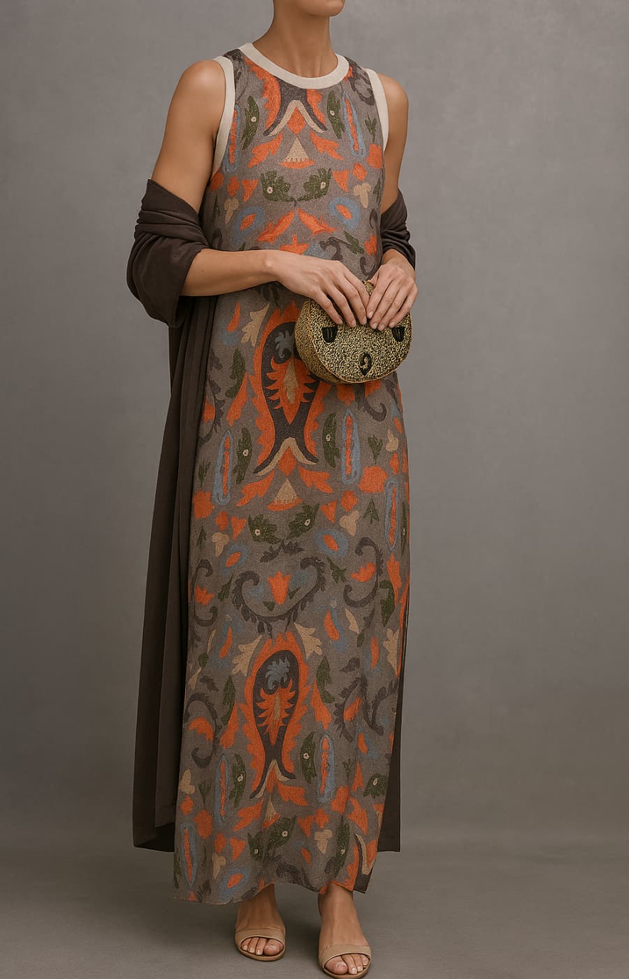 ISABELLA | ABENDKLEID MIT ELEGANTEM SCHAL