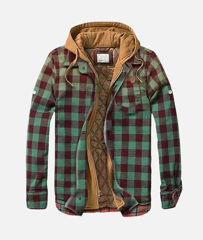 Alain - Karierte Patchwork-Jacke