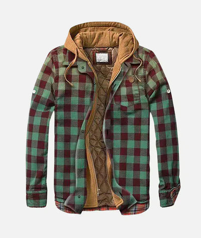 Alain - Karierte Patchwork-Jacke