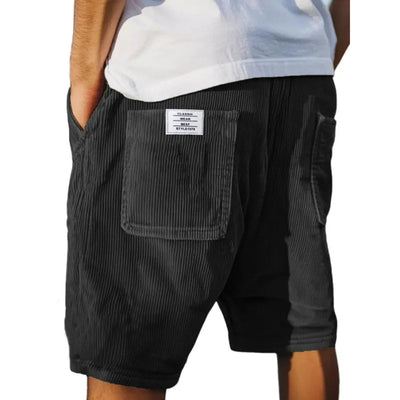 Kurze schicke Velours-Shorts