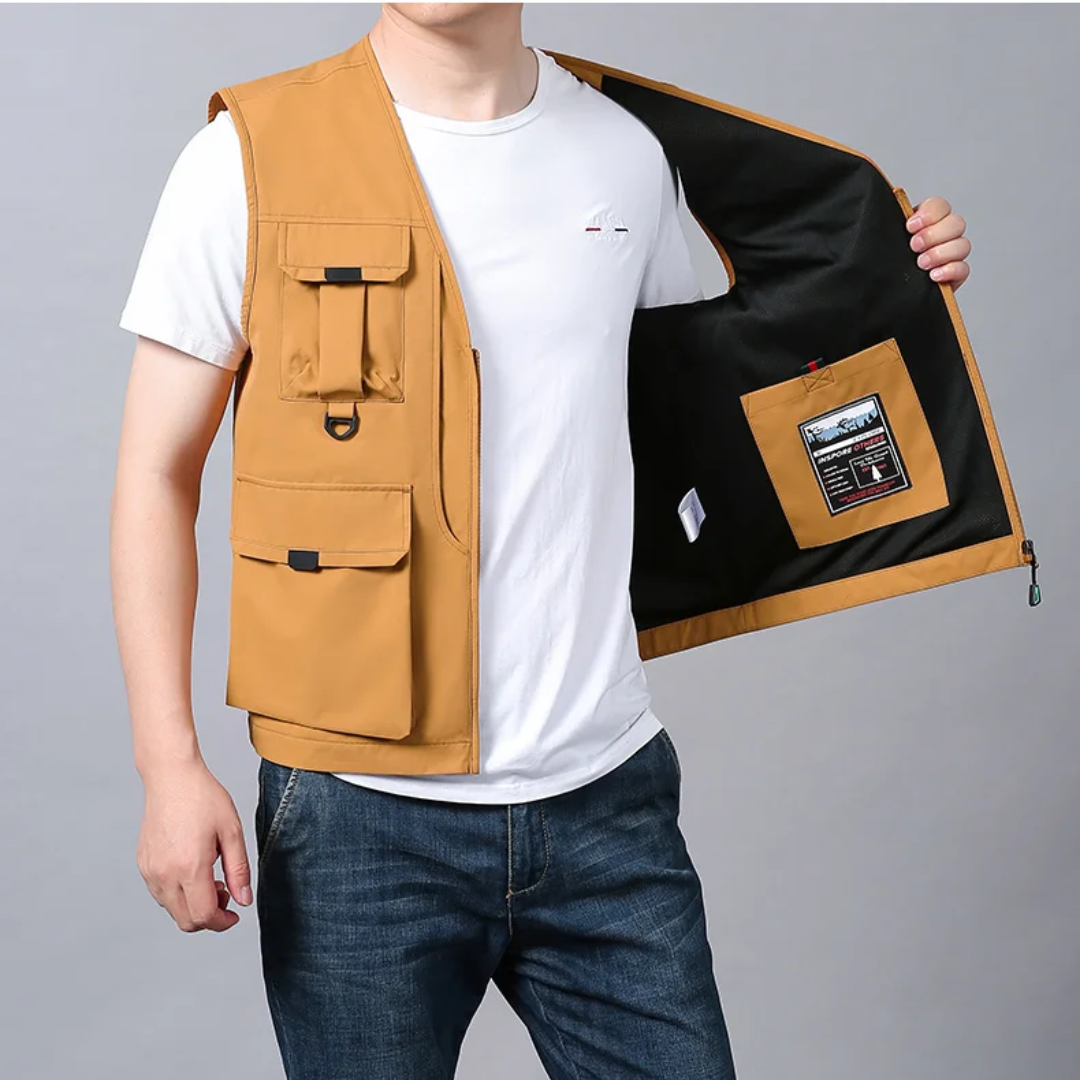 Elegante und lässige Cargo-Weste