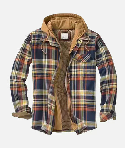 Alain - Karierte Patchwork-Jacke