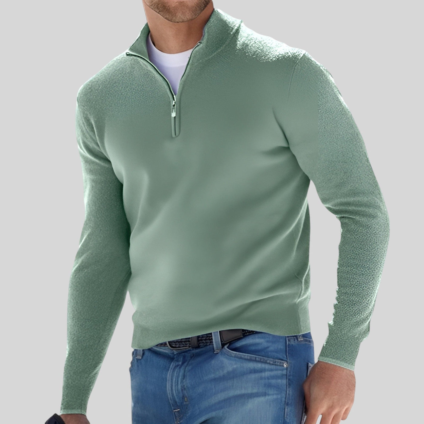 LOR WARMER REIßVERSCHLUSS-PULLOVER