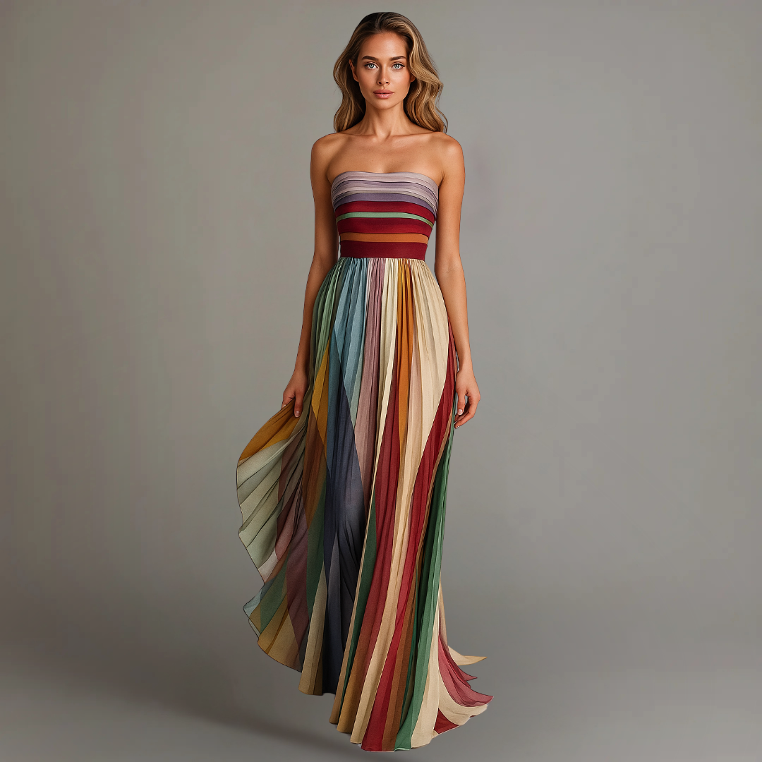 Fiorella™ | Ärmelloses, farbenfrohes Kleid