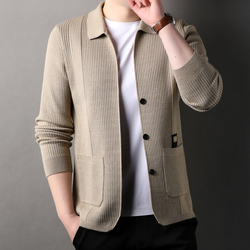 MICHAEL GESTRICKTE JACKE