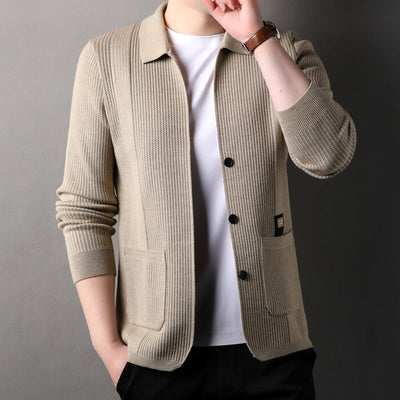 MICHAEL GESTRICKTE JACKE