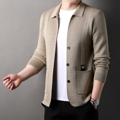 MICHAEL GESTRICKTE JACKE