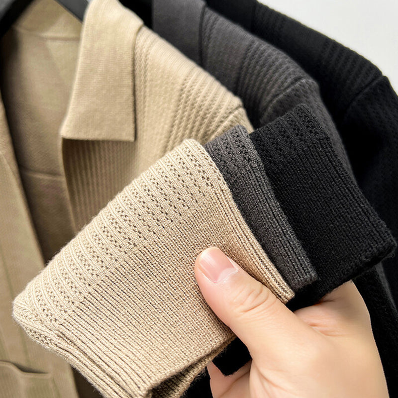 MICHAEL GESTRICKTE JACKE