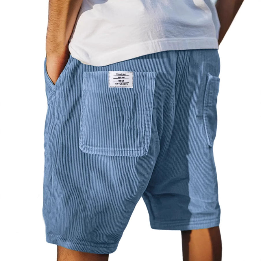 Kurze schicke Velours-Shorts