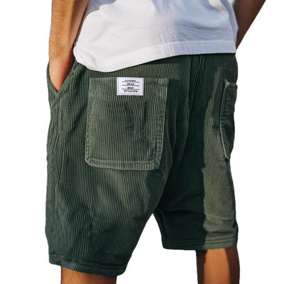 Kurze schicke Velours-Shorts
