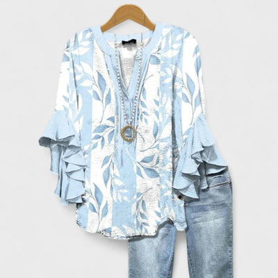 Isabella - Bluse mit eleganten Blumen