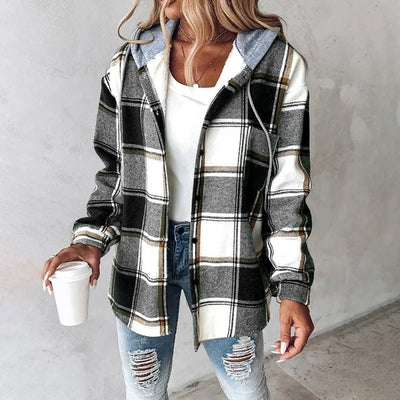 Josefin™ | Aurora Flanelljacka