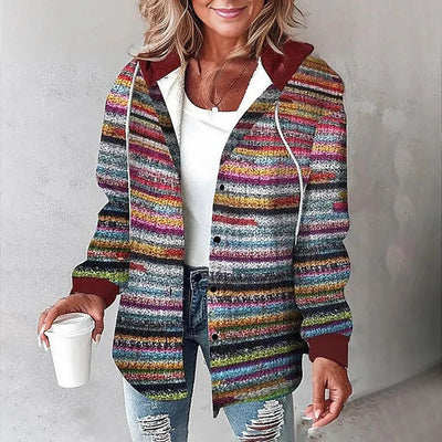 Josefin™ | Aurora Flanelljacka