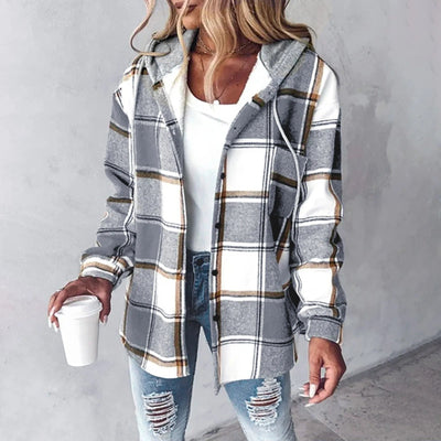 Josefin™ | Aurora Flanelljacka