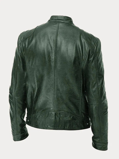 Lässige Lederjacke
