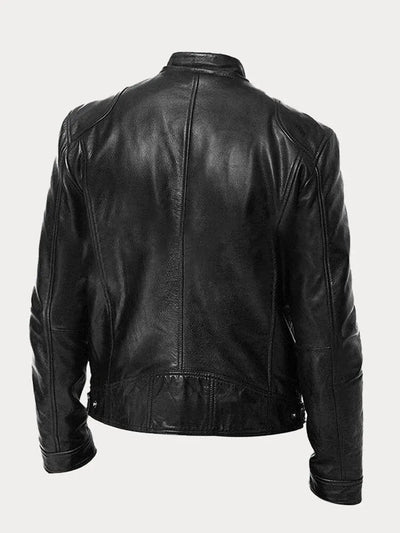 Lässige Lederjacke