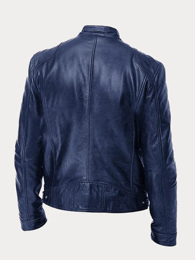 Lässige Lederjacke