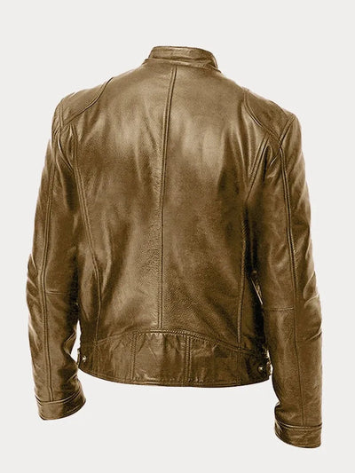 Lässige Lederjacke