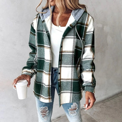 Josefin™ | Aurora Flanelljacka