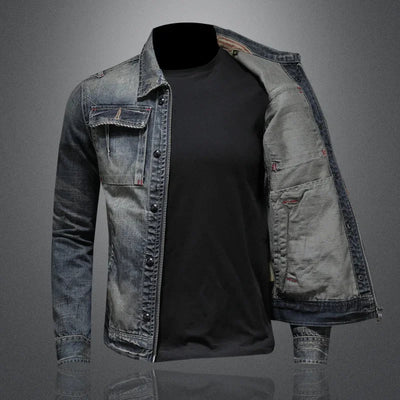 GENOVA – Premium Denim Jacke 75% Baumwolle