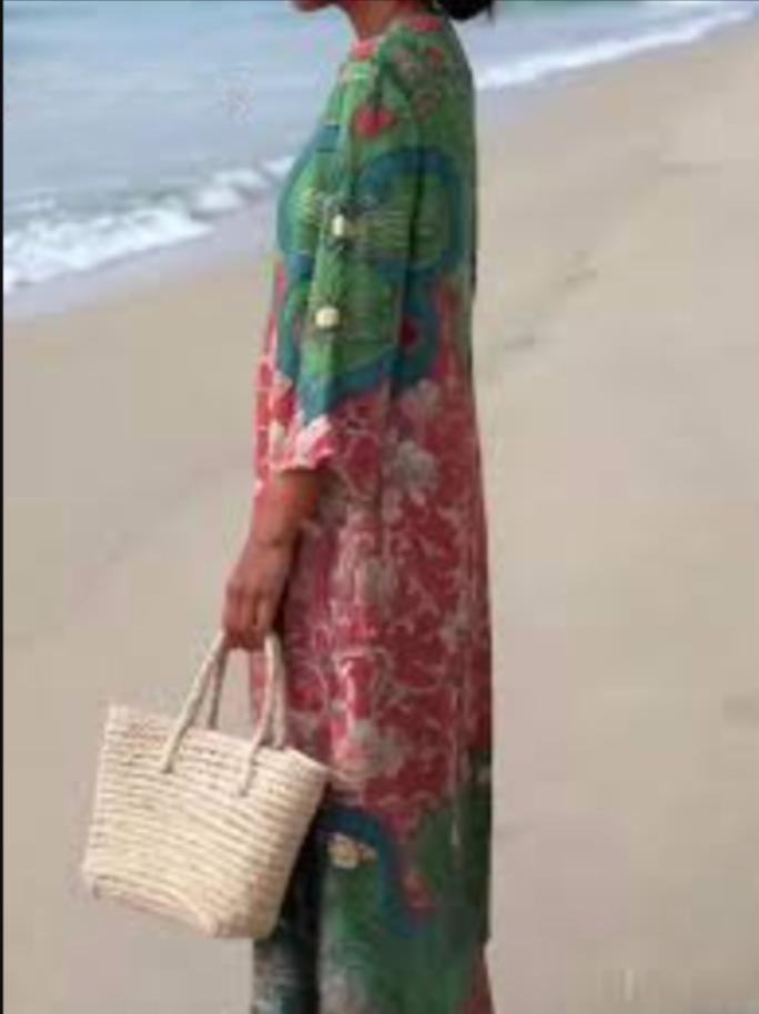 Angelina - Midi-Boho-Kleid für den Sommer