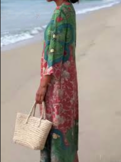 Angelina - Midi-Boho-Kleid für den Sommer