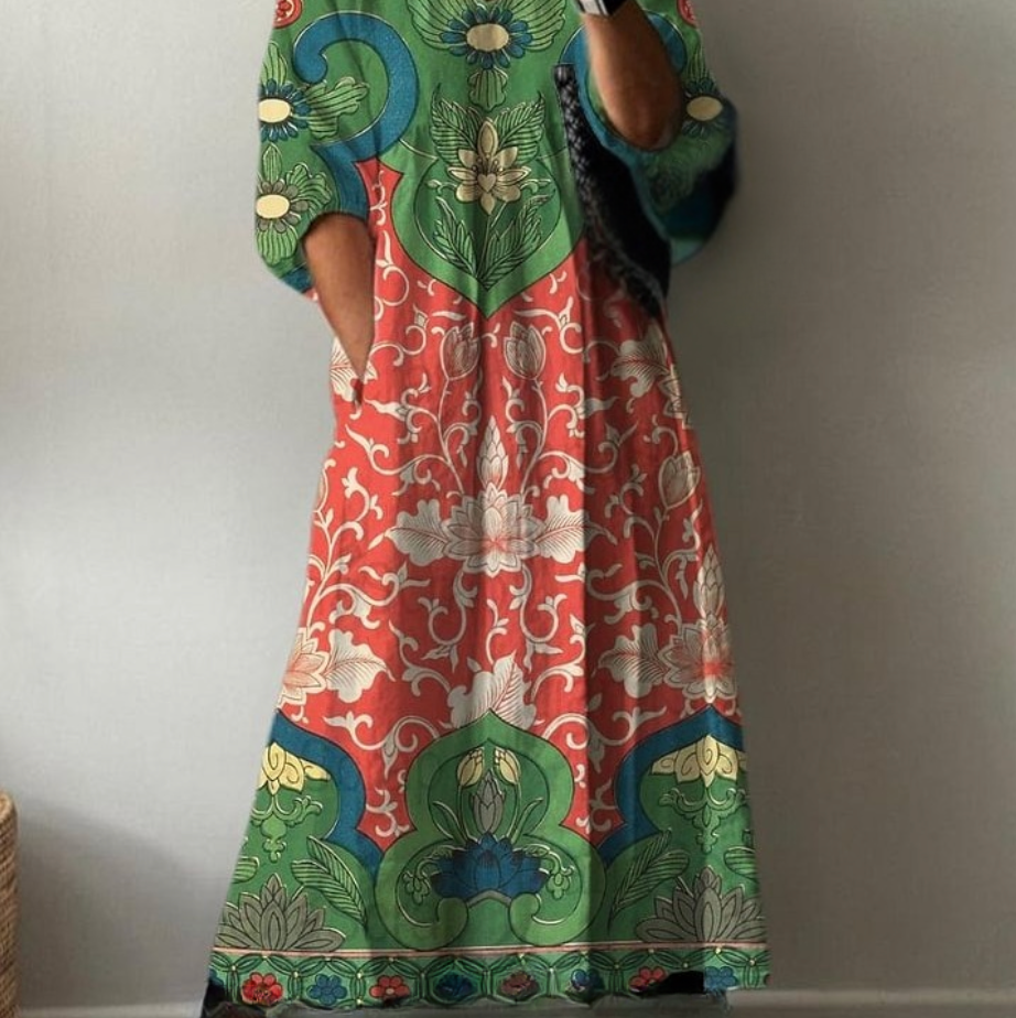 Angelina - Midi-Boho-Kleid für den Sommer