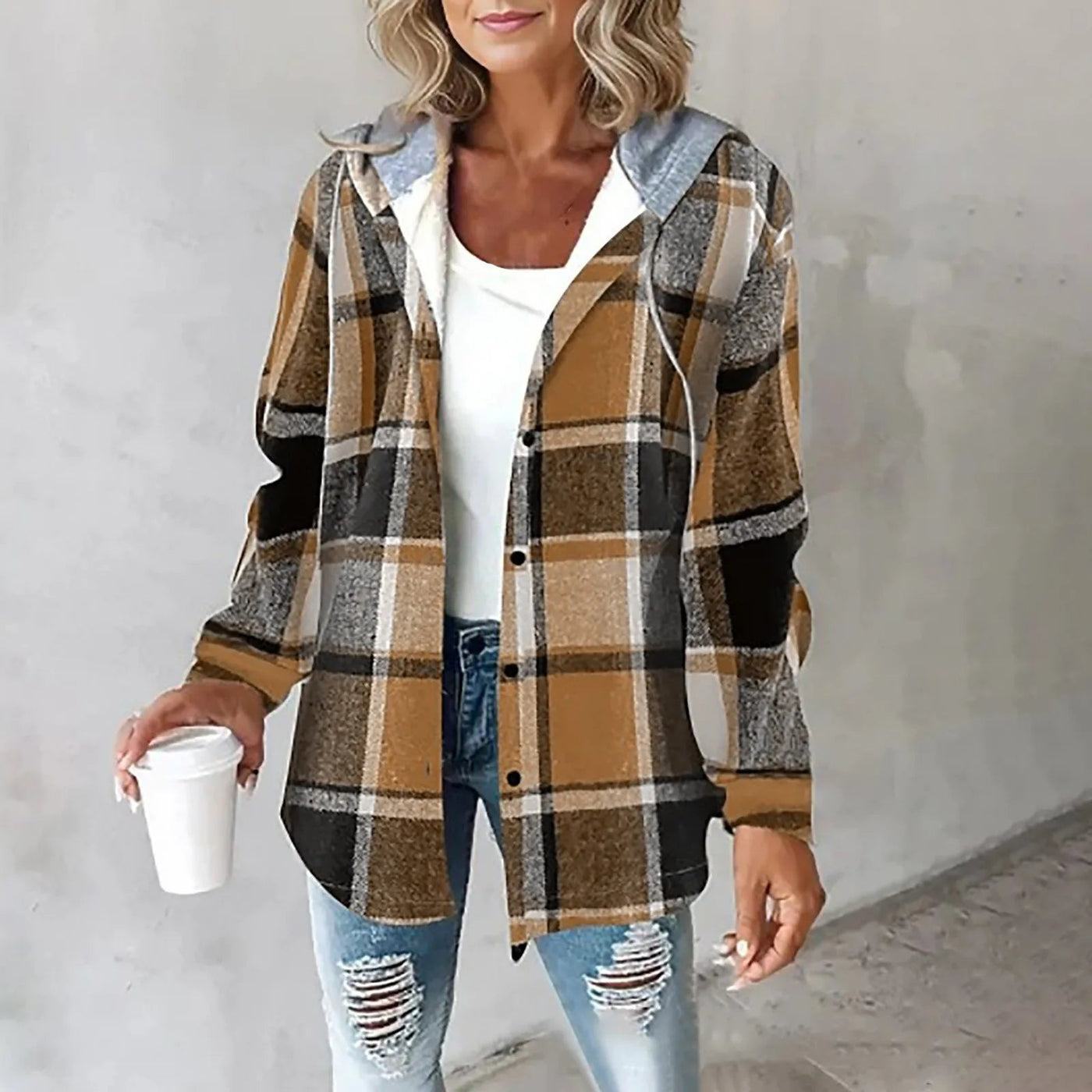 Josefin™ | Aurora Flanelljacka