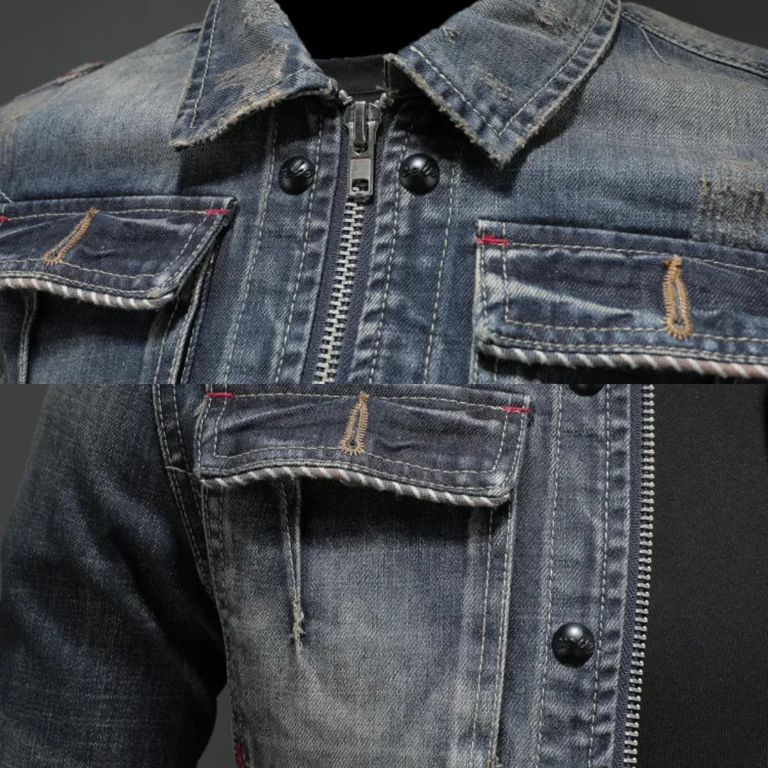 GENOVA – Premium Denim Jacke 75% Baumwolle