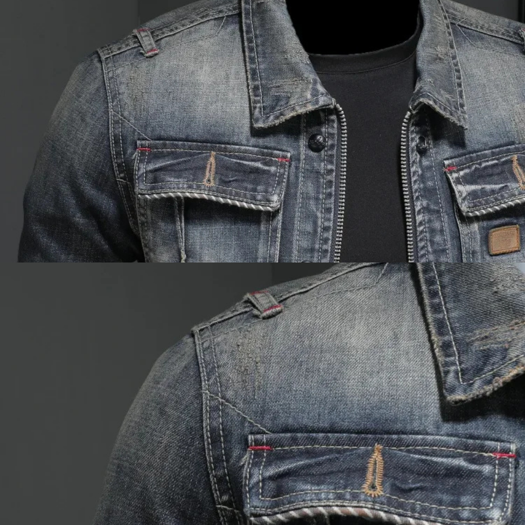 GENOVA – Premium Denim Jacke 75% Baumwolle