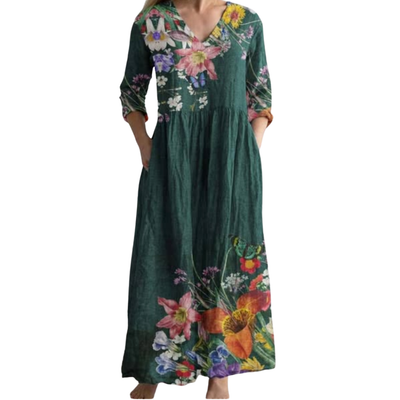 Angelina - Midi-Boho-Kleid für den Sommer