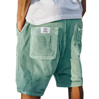 Kurze schicke Velours-Shorts