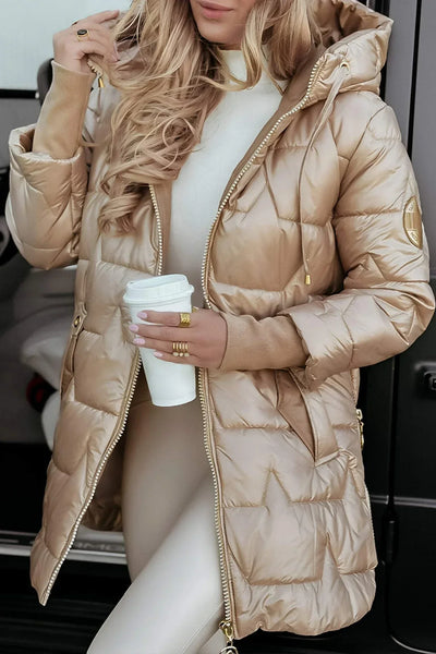 Helena™ | Eleganter Wintermantel mit Kapuze